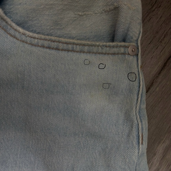 Madewell The Momjean Short Short in Fitzgerald Wash Sz 28 - Picture 13 of 13